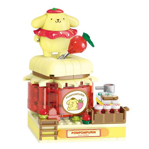 Qman Sanrio characters Pompompurin Strawberry Jam Workshop