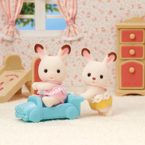 Sylvanian Chocolate Rabbit Twins