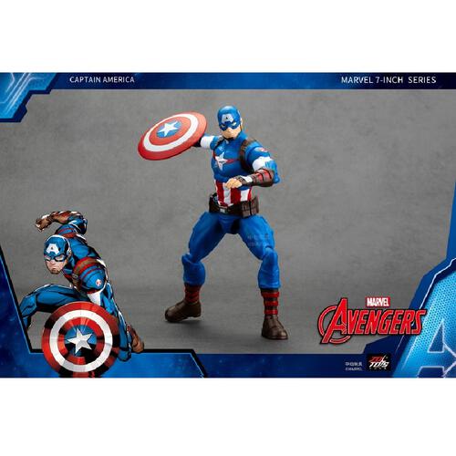 ZD Toys Marvel Avengers Captain America 7 Inch Action Figure
