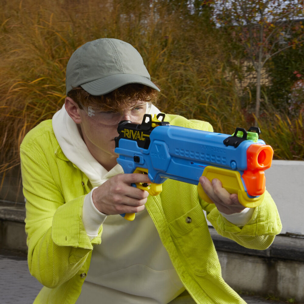 Nerf rival shop target practice