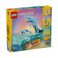 LEGO Creator 3 in 1 Sea Animals: Beautiful Dolphins 31385