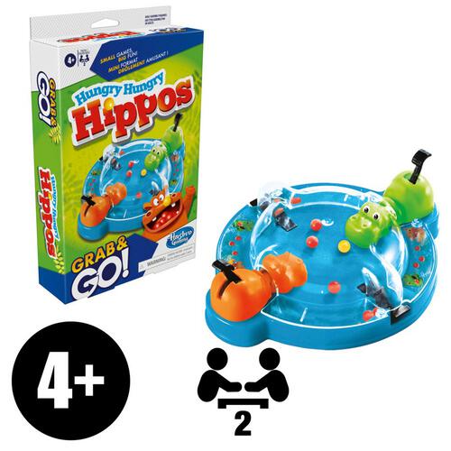 Hasbro Gaming Hungry Hungry Hippos Grab and Go