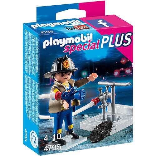 Playmobil Special Plus Fireman With Hose