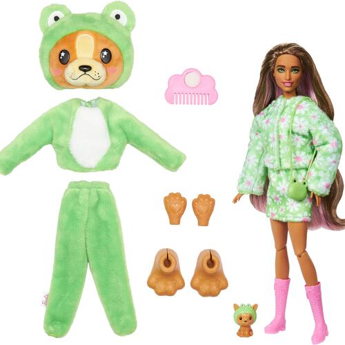 Barbie Cutie Reveal Doll  Mascot Puppy-Frog