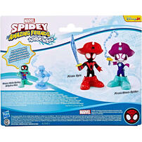 Spidey And His Amazing Friends Water-Webs Pirate Spin & Pirate Ghost-Spider Action Figure Set