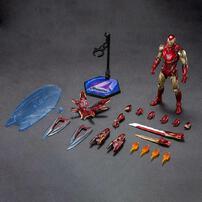 ฟิกเกอร์ ZD TOYS Iron Man MK85 2.0 พร้อมฟังก์ชั่นไฟส่องสว่าง สเกล 1/10 (7 นิ้ว)
