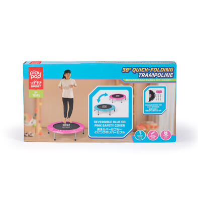 playpop 38" Quick-Folding Trampoline