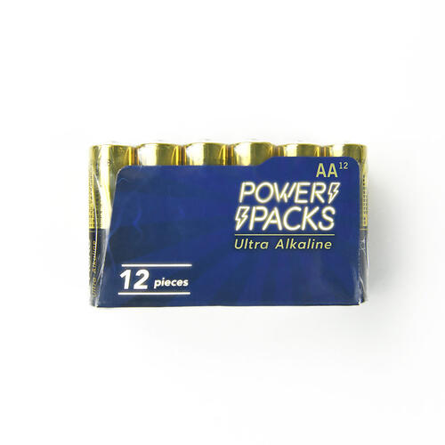 Power Packs พาวเวอร์ แพ็ค ถ่านอัลตร้า อัลคาไลน์ AA 12 ก้อน