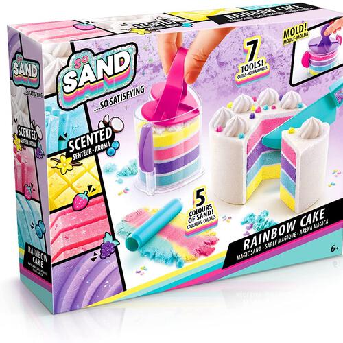 So Sand โซ แซนด์ ชุดของเล่นทรายมหัศจรรย์เค้กสายรุ้ง