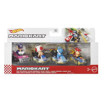Hot Wheels Mario Kart 4 Pack Diecast - Assorted (1 Pc)