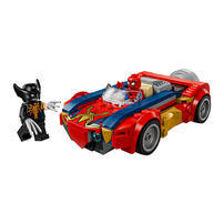 LEGO Marvel Super Heroes Spider-Man Car vs. Venomized Wolverine 76336