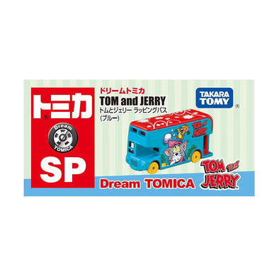 Tomica Dream Tomica SP Tom And Jerry Wrapping Bus Blue