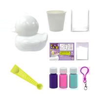 Pour PalZ Paint Rubber Duck Keyring - Assorted (1 Pc)