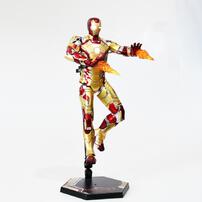 ฟิกเกอร์ ZD TOYS Iron Man MK42 พร้อมฟังก์ชั่นไฟส่องสว่าง สเกล 1/10 (7 นิ้ว)