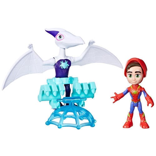 Spidey And His Amazing Friends Dino-Webs Ghostasaurus & Spidey Action Figure Set