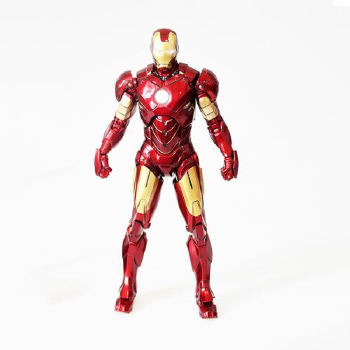 ฟิกเกอร์ ZD TOYS Iron Man MK4 พร้อมฟังก์ชั่นไฟส่องสว่าง สเกล 1/10 (7 นิ้ว)