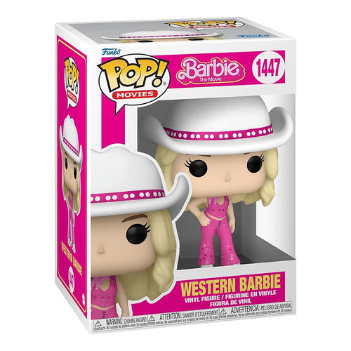 Funko Pop! Movies: Barbie The Movie - Western Barbie Figure