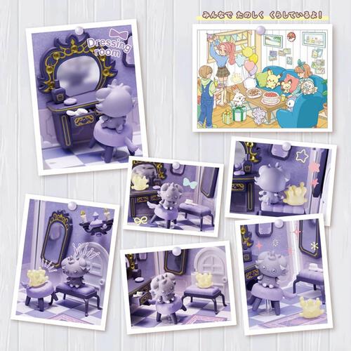 Takara Tomy Pokemon Pokepeace Peaceful Place Dressing Room Espurr & Milcery