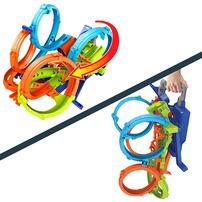 Hot Wheels Action- Power 4 Loops Clash Out Playset