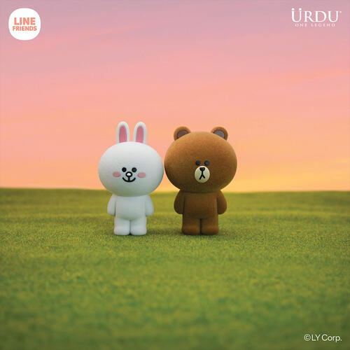 Line Friends Meets Urdu กล่องสุ่ม Flocking Series - คละแบบ