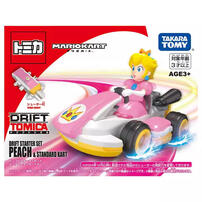 Tomica Drift Tomica Mario Kart Drift Starter Set - Peach & Standard Kart