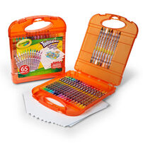 Crayola เครโยล่า ชุดสีไม้หมุนได้พร้อมกระดาษในกล่องพกพา