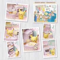 Takara Tomy Pokemon Pokepeace House Kitchen Milcery & Pikachu Set