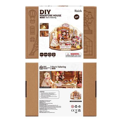 Rolife Elsa's Tailoring DIY Miniature House