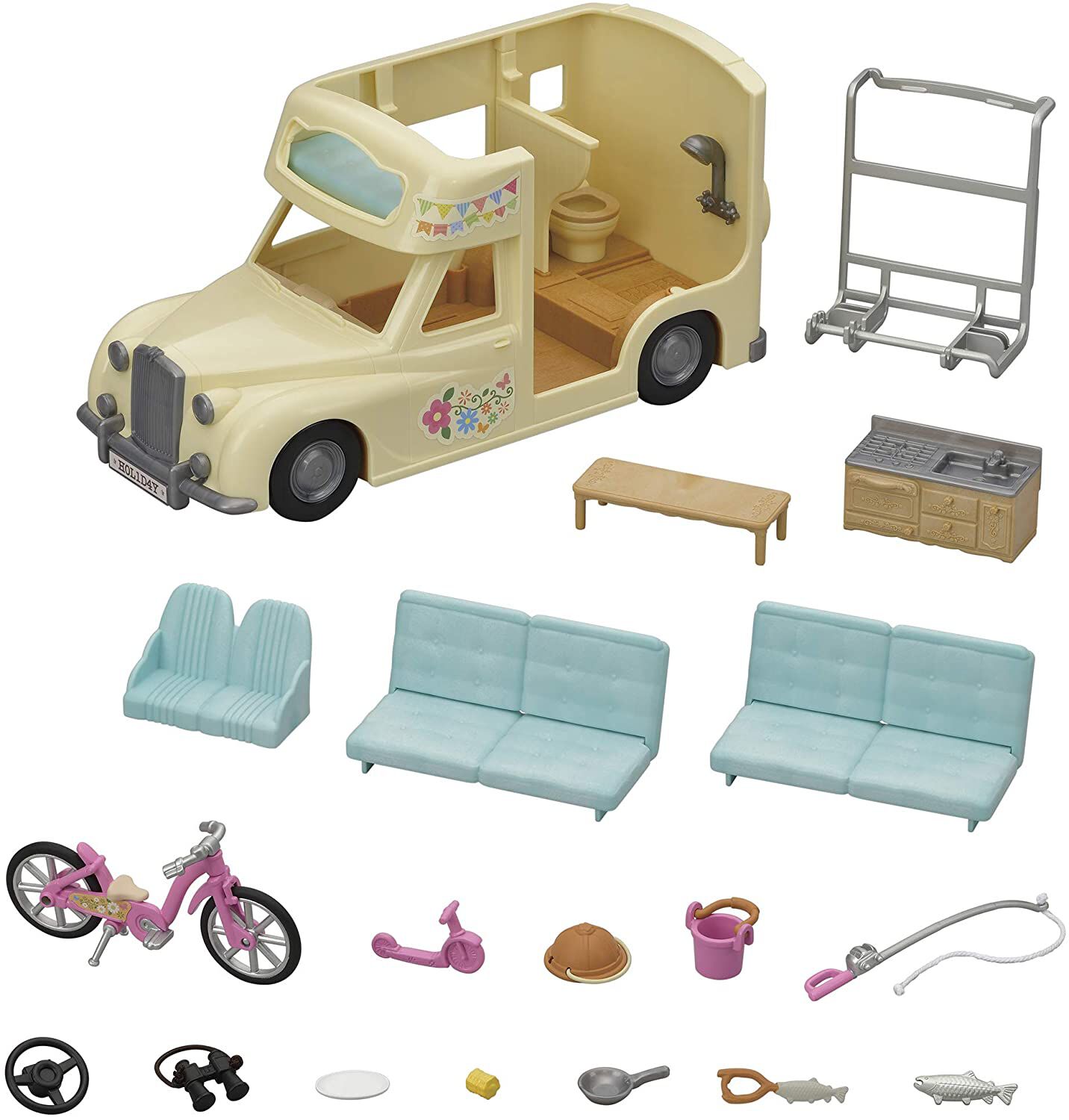 Sylvanian families caravan on sale and car best price