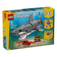 LEGO Creator 3 in 1 Fierce Shark with a Treasure Chest 31381