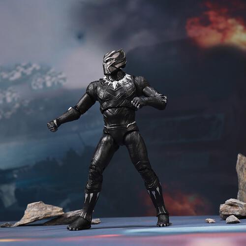 Marvel Black Panther with Plastic Holder (7 Inch)