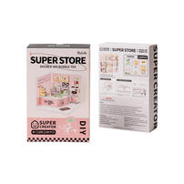 Robotime Rolife Super Creator Double Joy Bubble Tea Plastic DIY Miniature House Kit