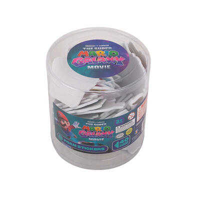 The Super Mario Galaxy Movie Foam Sticker Tub