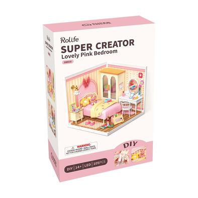 Rolife Lovely Pink Bedroom
