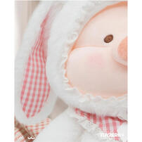 Lulu The Piggy 28cm Bunny Lulu Plush (White)