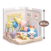 Takara Tomy Pokemon Pokepeace House Lounge Scorbunny & Espurr Set