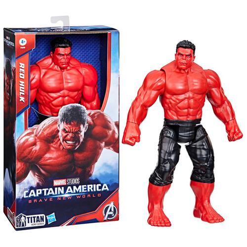 Marvel Captain America: Brave New World Titan Hero Series Red Hulk Action Figure