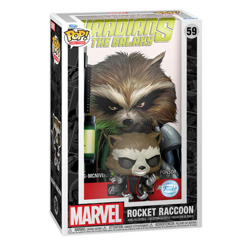 Funko Pop! Comic Covers: Marvel Guardians Of The Galaxy - Rocket Raccoon