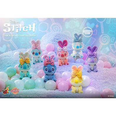 Hot Toys Stitch - Stitch Cosbi Plush Keychain - คละแบบ