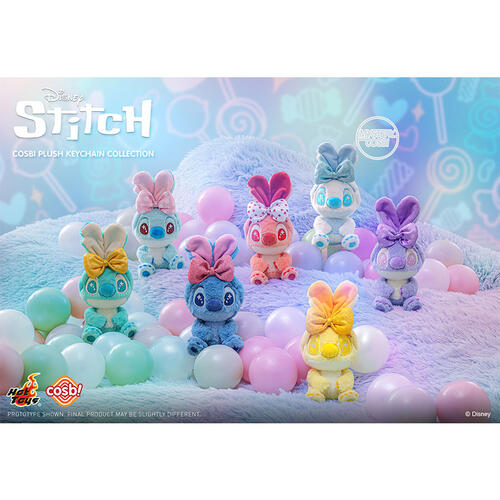 Hot Toys Stitch - Stitch Cosbi Plush Keychain - คละแบบ