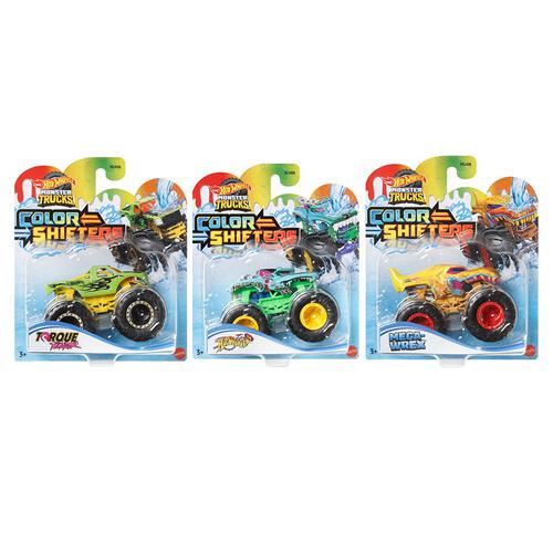 Hot Wheels Monster Trucks 1:64 Color Change - Assorted