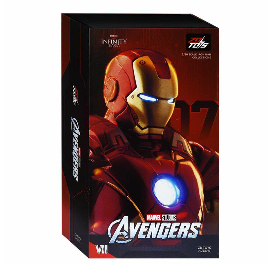 IRON MAN Mark7 1/10スケールフィギュア Marvel Iron Man MK7 Scale 1/10 (7 Inch) | Toys