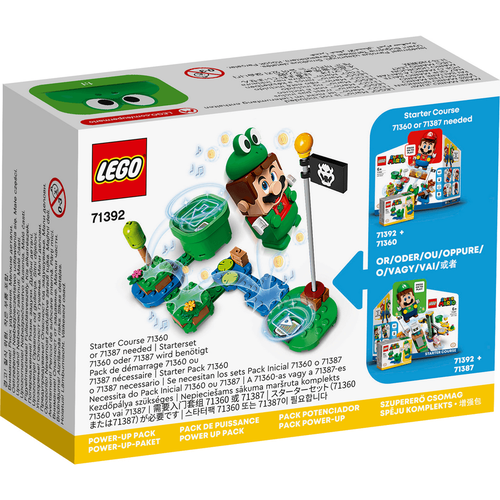 Lego เลโก้ ซูเปอร์มาริโอ้ ฟร๊อก มาริโอ้ พาวเวอร์-อัพ แพ็ก 71392