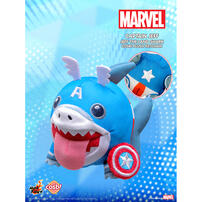 Hot Toys Jeff The Land Shark Cosbi Plush Keychain Collection - Blind Box (1Pc)