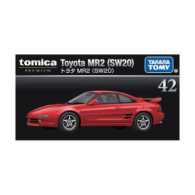 Tomica Premium No.42 Toyota MR2 (SW20) Diecast - Red