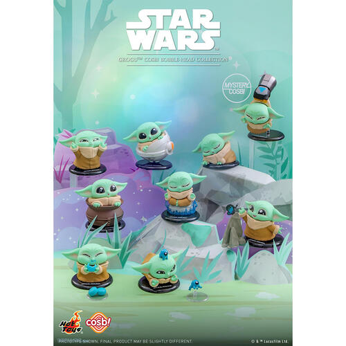 Hot Toys Star Wars Grogu Cosbi Bobble-Head Blind Box - Assorted