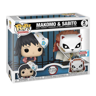 Funko Pop! Animation: Demon Slayer - Makomo & Sabito 2-Pack Figure