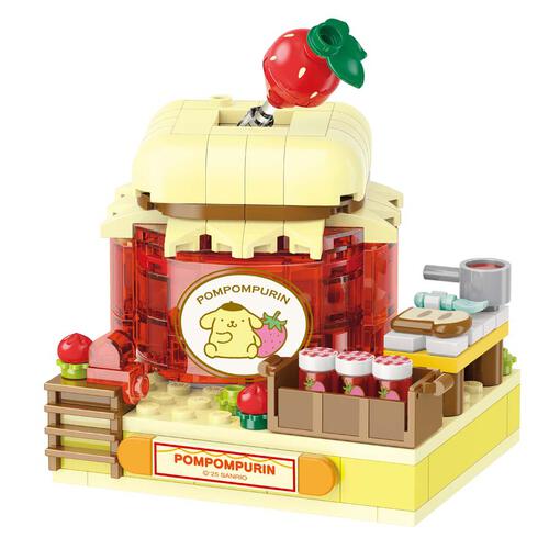 Qman Sanrio characters Pompompurin Strawberry Jam Workshop