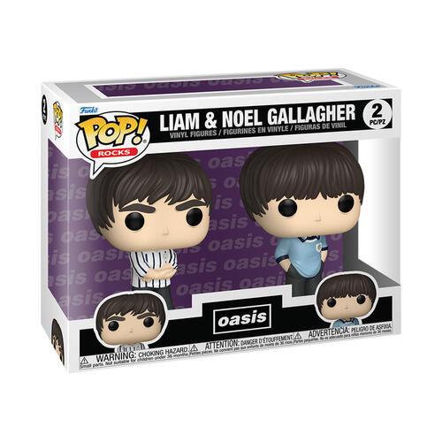 Funko Pop! Rocks: Oasis - Liam & Noel Gallagher 2-Pack