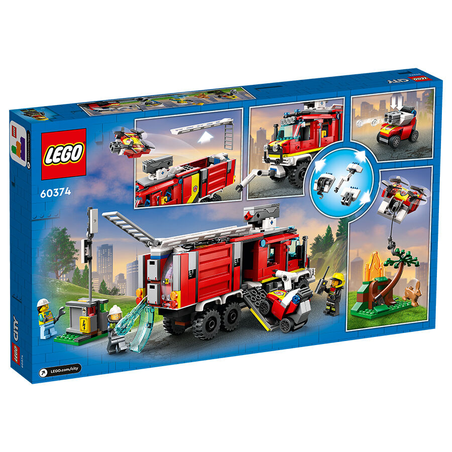 Fire truck lego set hotsell